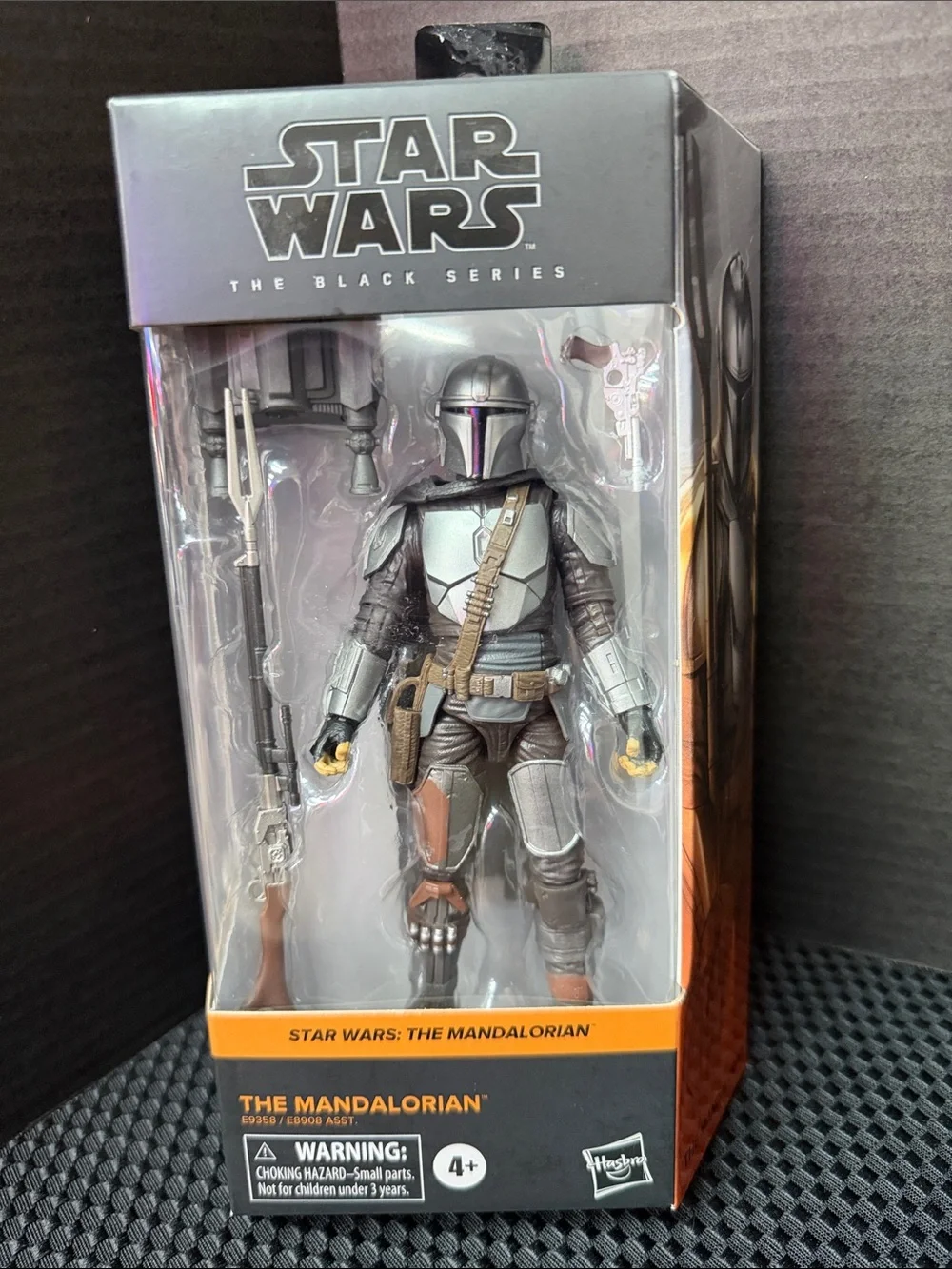 Hasbro Star Wars The Black Series The Mandalorian Action Figure - Silver, Brown